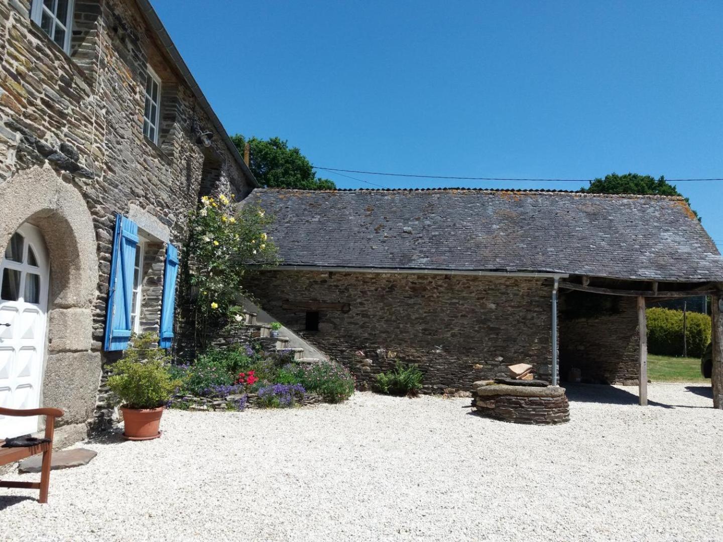 Bed and Breakfast Le Parfum Des Fleurs Plussulien Exterior foto